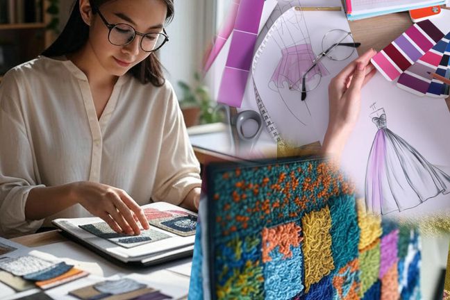 freelancing as a textile designer create portfolio